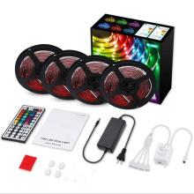 5M 5050 SMD RGB LED Strip Complete Set Waterproof, LED Light Strip with 44 Keys LED Controller and power supply